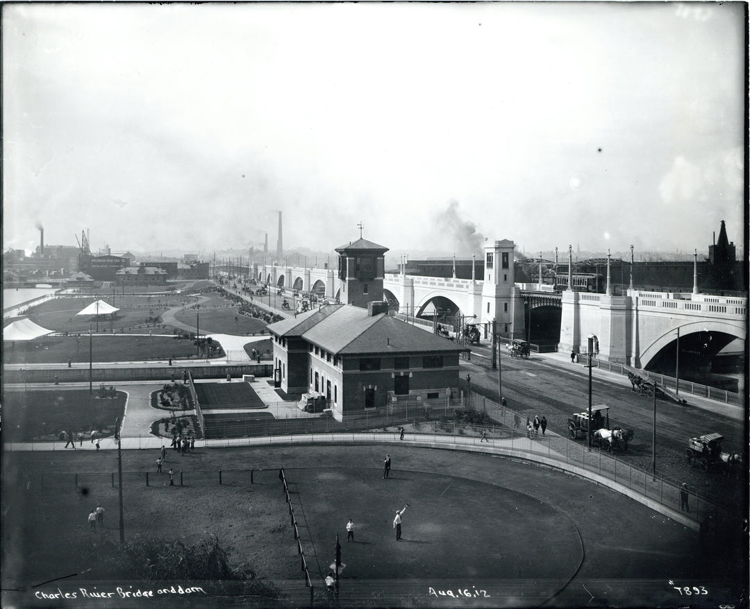 Charles River Dam, Craigie's Bridge, and East Cambridge Extension Viaduct August 16, 1912