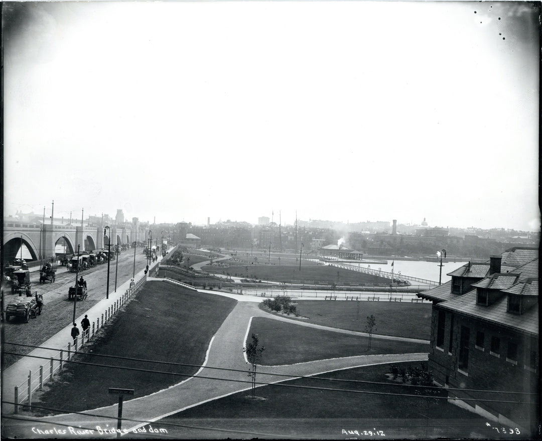 Charles River Dam, Craigie's Bridge, and East Cambridge Extension Viaduct August 29, 1912
