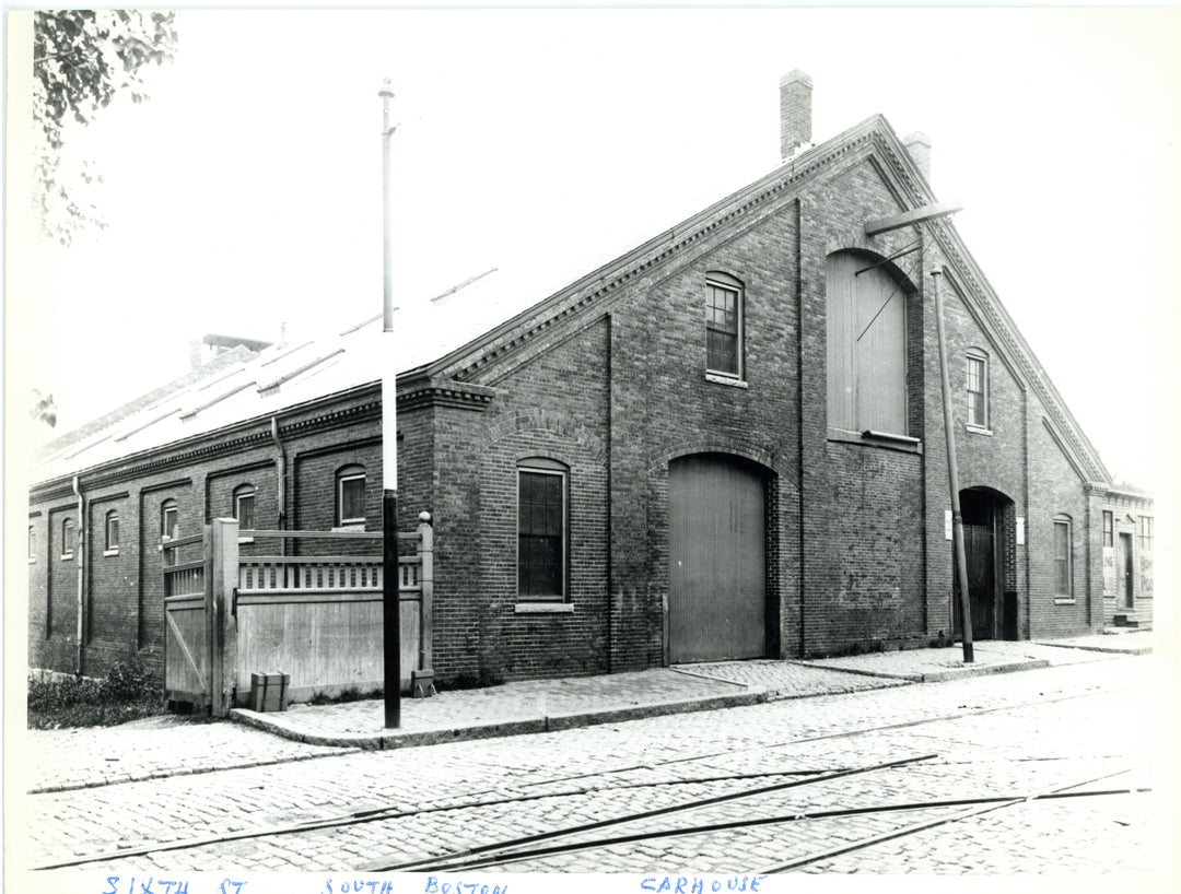 South Boston Car House Between 5th and 6th Streets, Massachusetts: 5th Street Side