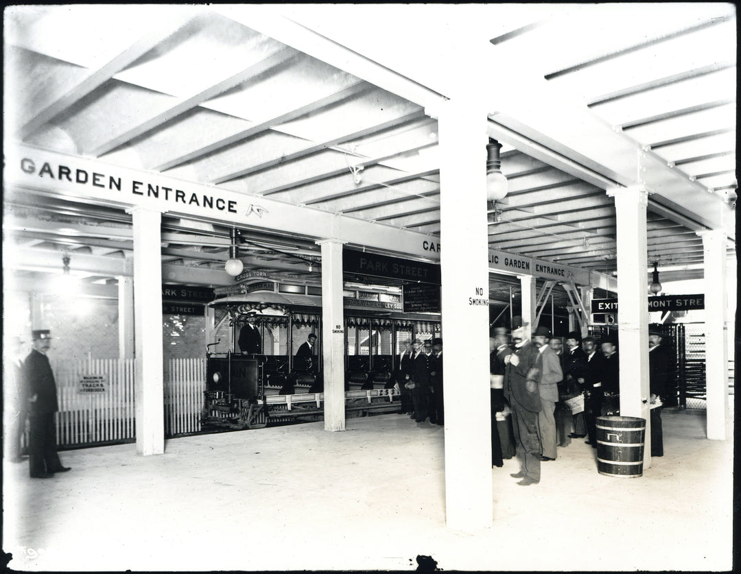 Park Street Station, Boston, Massachusetts Circa 1898