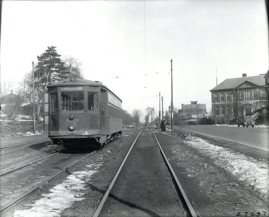 Type 5 Streetcar at Blue Hill Avenue, Dorchester, Massachusetts