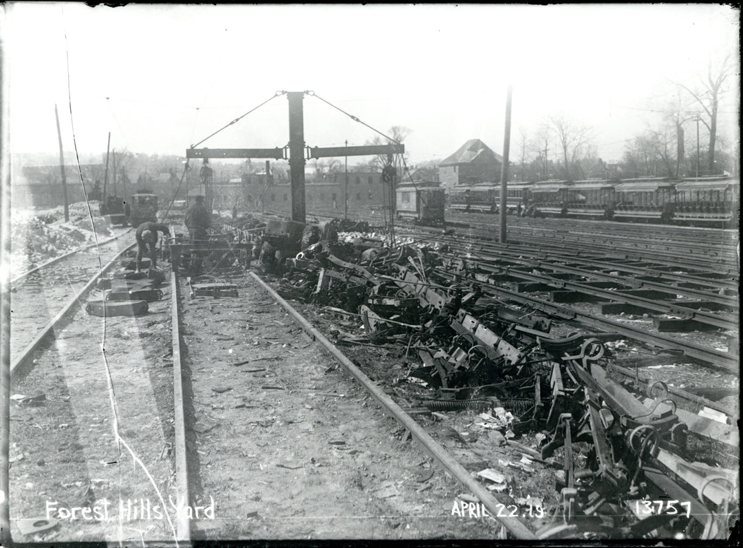Forest Hills Trolley Yard, Boston, Massachusetts, April 22, 1919
