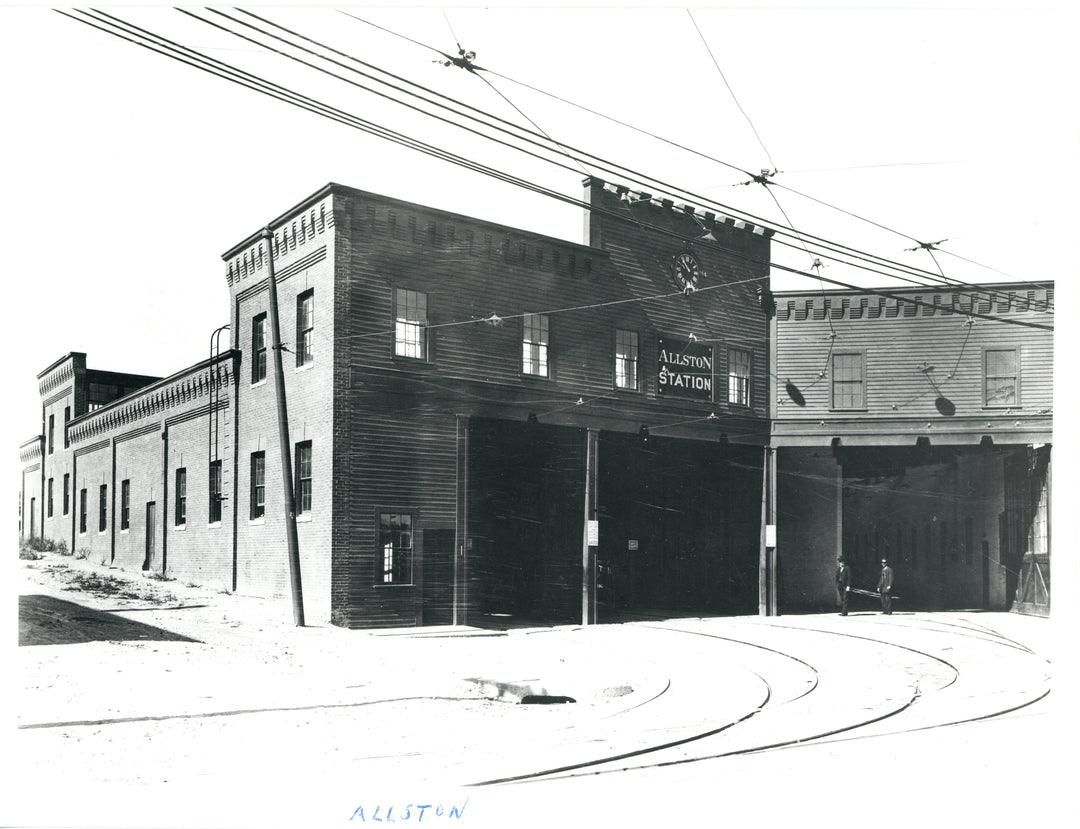 Allston Streetcar Station, Boston, Massachusetts Circa 1910s