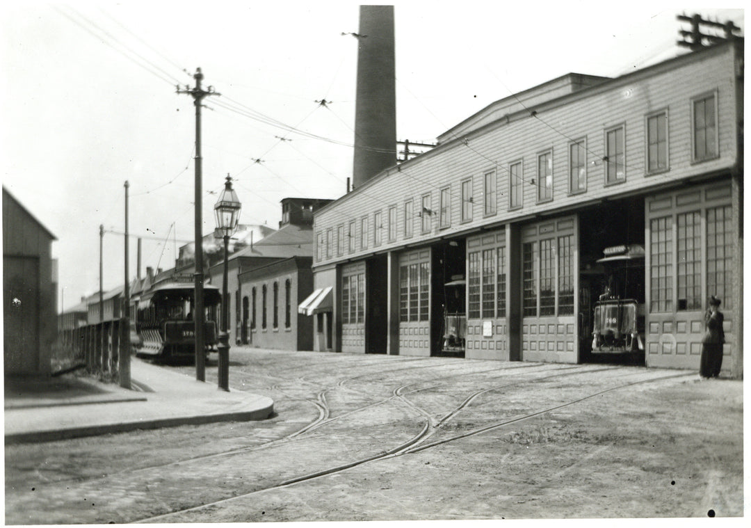 Allston Power Station and Car House, Boston, Massachusetts Circa 1890s