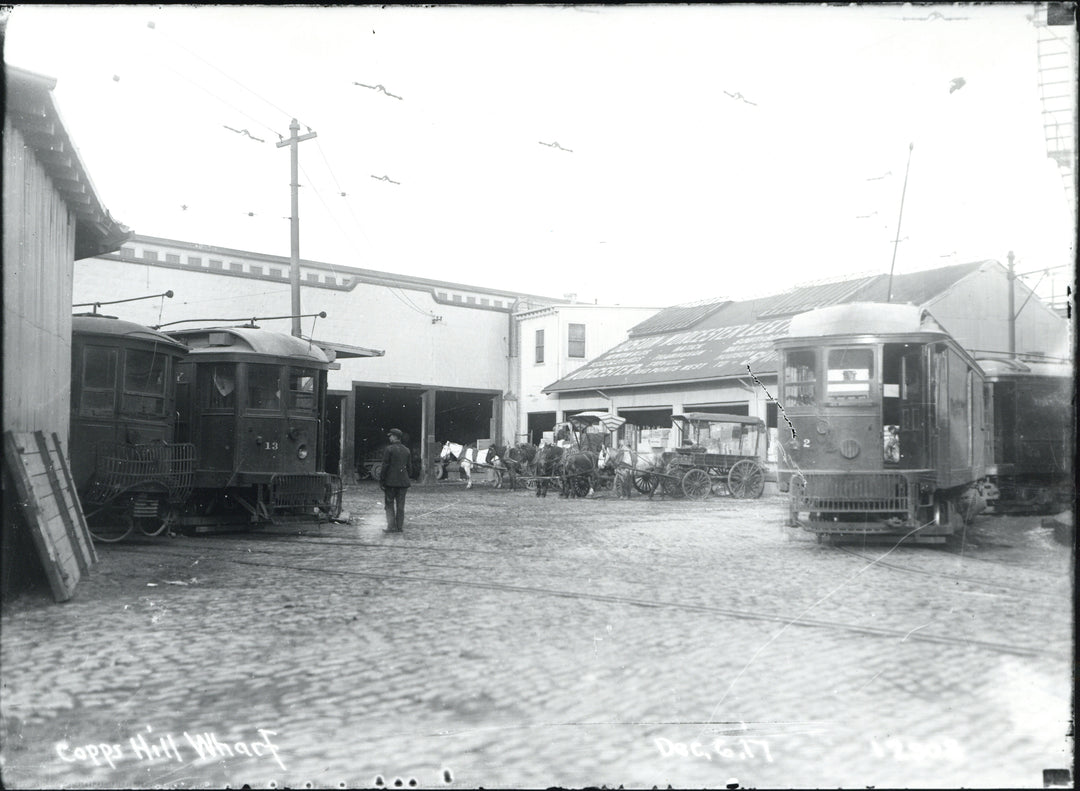 Copps Hill Wharf, Boston, Massachusetts, December 6, 1917