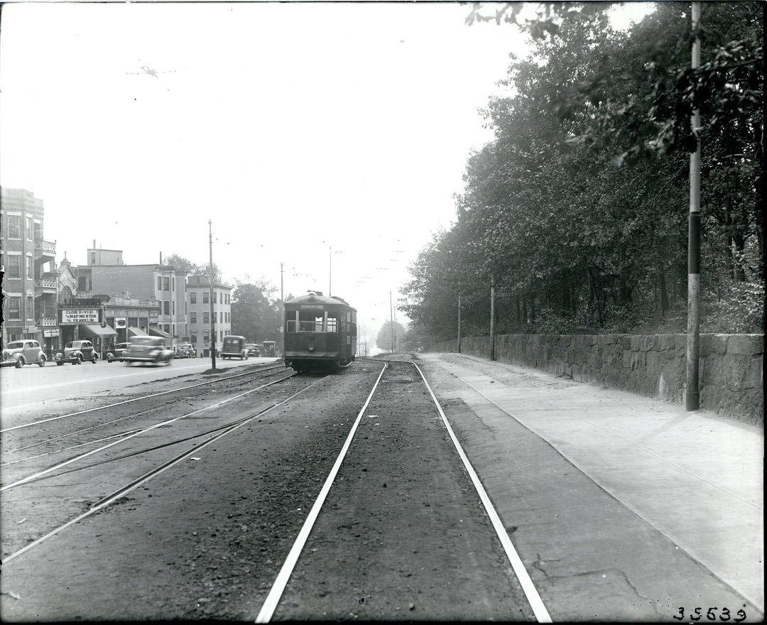 Blue Hill Avenue at Charlotte Street (Looking South), Dorchester, Massachusetts