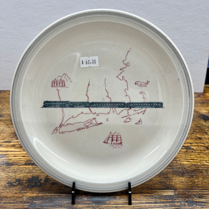 New York, New Haven & Hartford Railroad Souvenir China Plate (ver. 1)