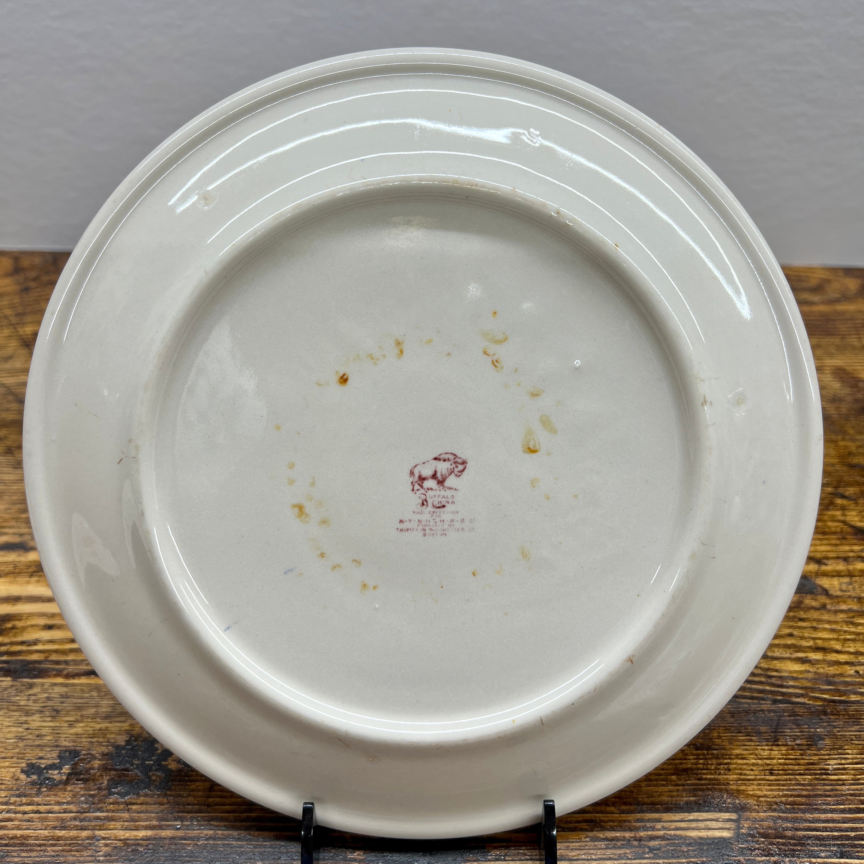 New York, New Haven & Hartford Railroad Souvenir China Plate (ver. 1)