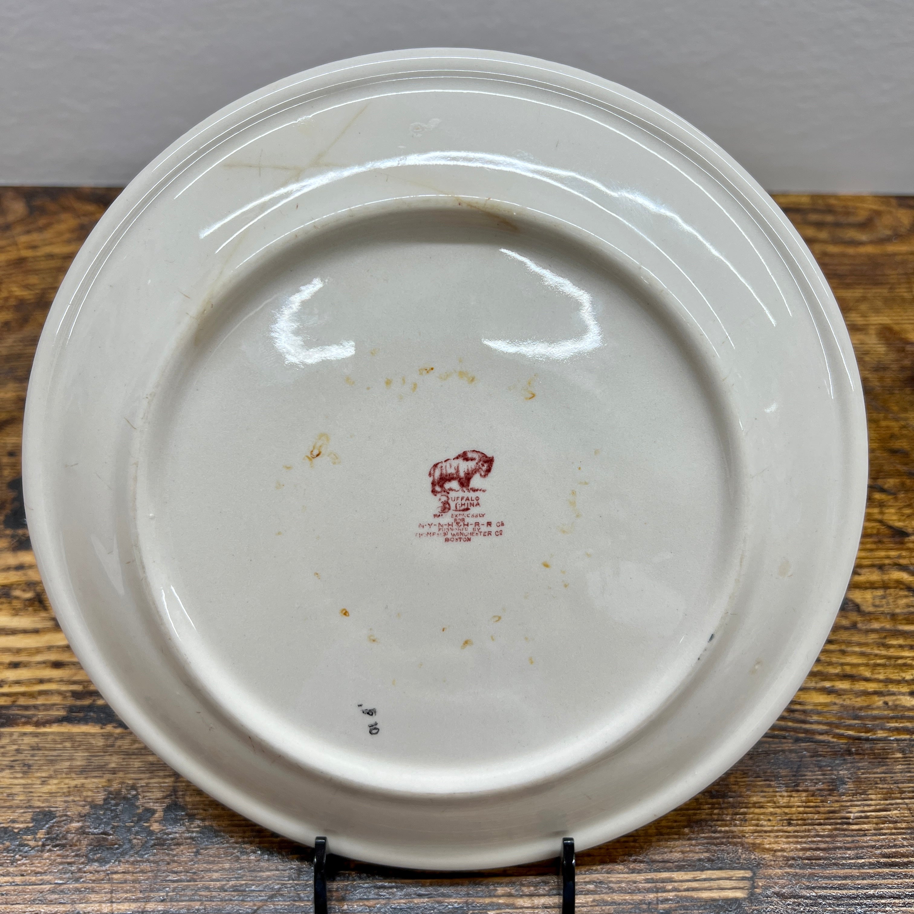 New York, New Haven & Hartford Railroad Souvenir China Plate (Ver. 2)