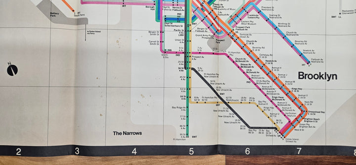 New York City Subway Map 1978 (Oversize) - Massimo Vignelli