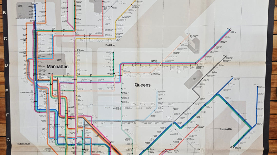 New York City Subway Map 1978 (Oversize) - Massimo Vignelli