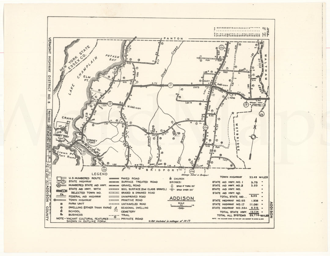 Addison, Vermont 1969