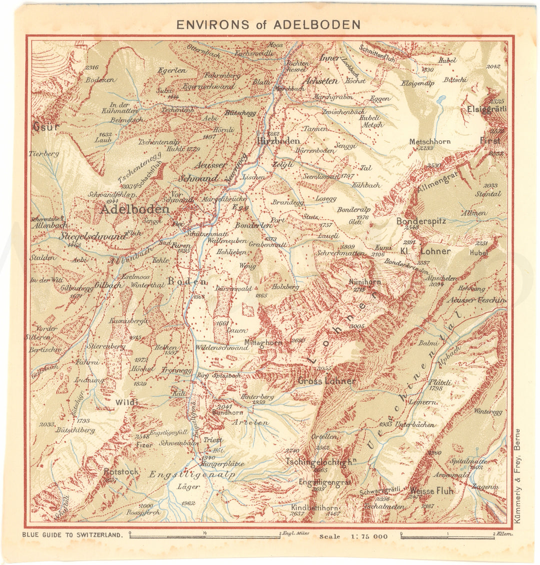 Adelboden Region, Switzerland 1948