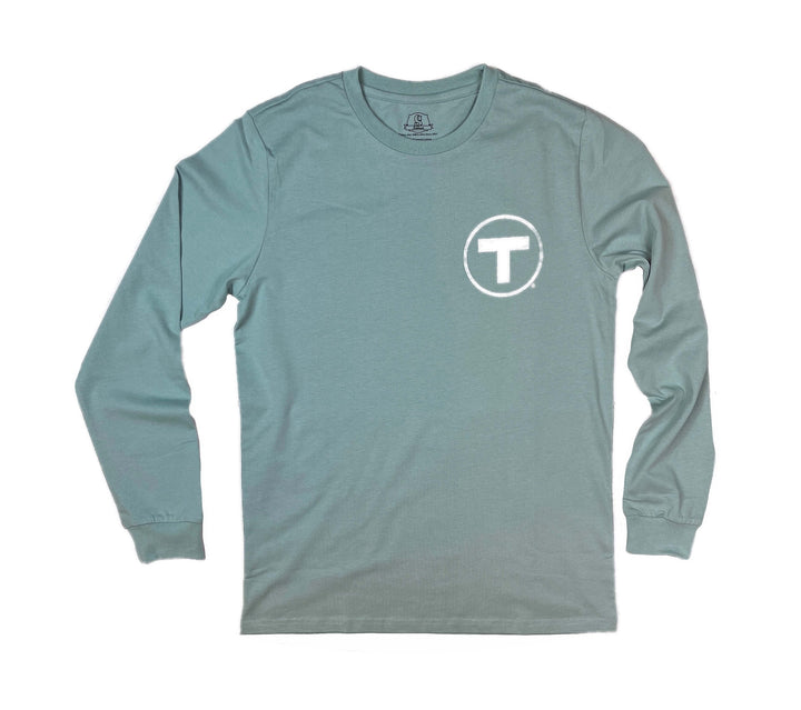 Boston MBTA Green Line Trolley and T Logo Long Sleeve Shirt