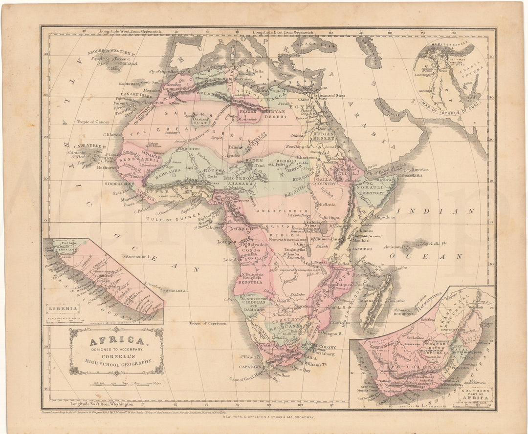 Africa 1866 (Cornell's)