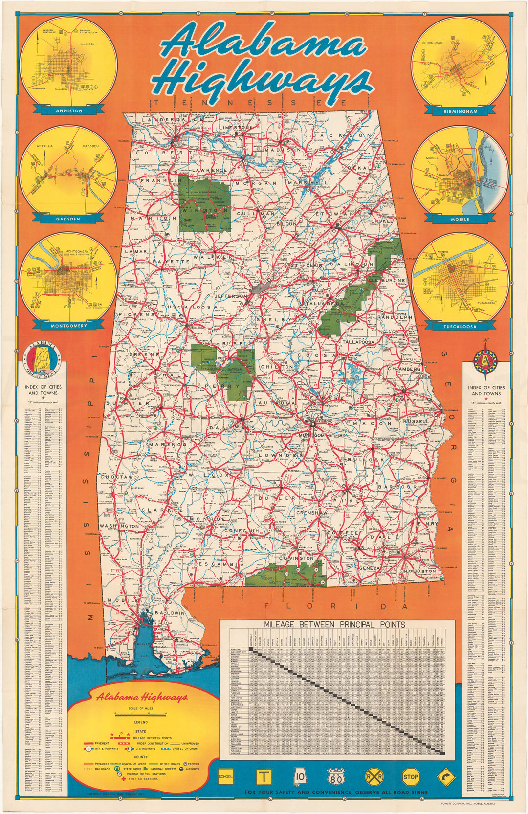 Alabama Highways 1949