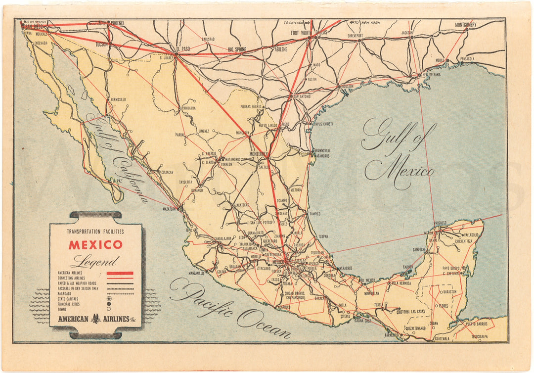 Mexico 1944: Transportation Facilities