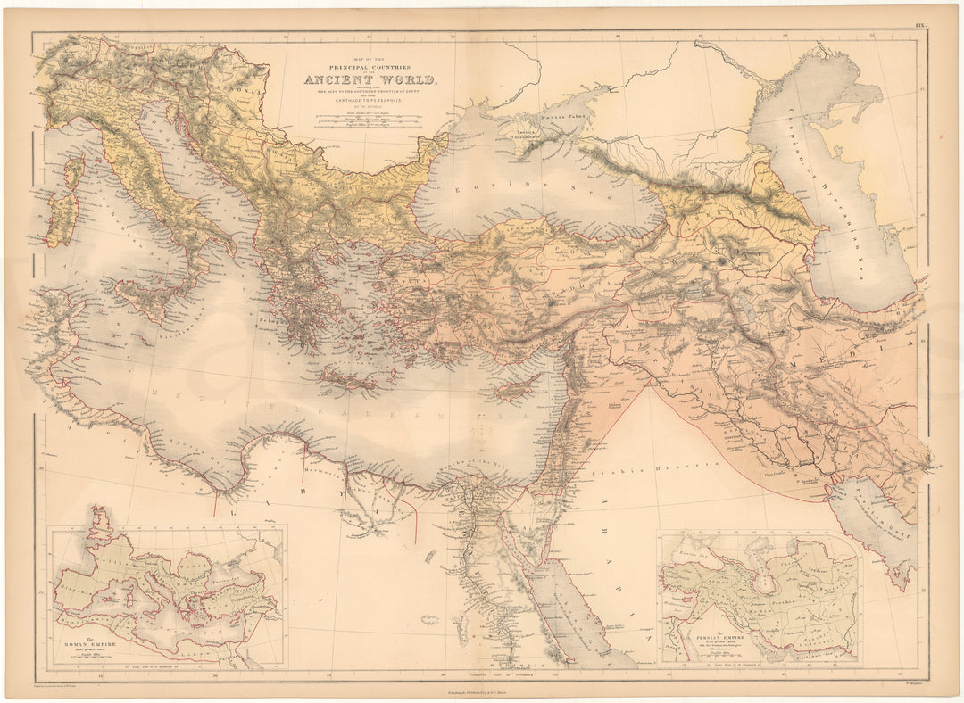 Principal Countries of the Ancient World 1857