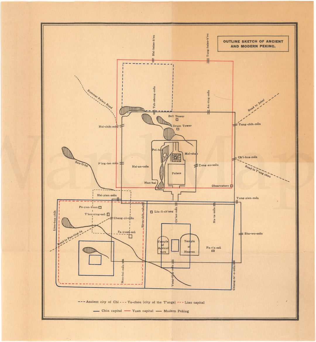 Peking (Beijing) 1922: Outline Sketch of Ancient and Modern Peking
