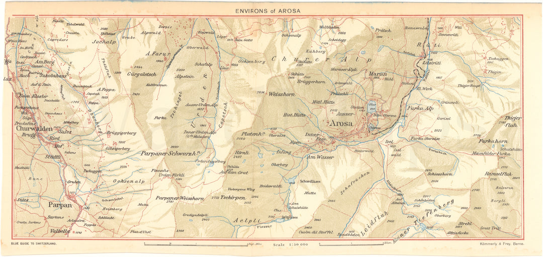 Arosa Region, Switzerland 1948