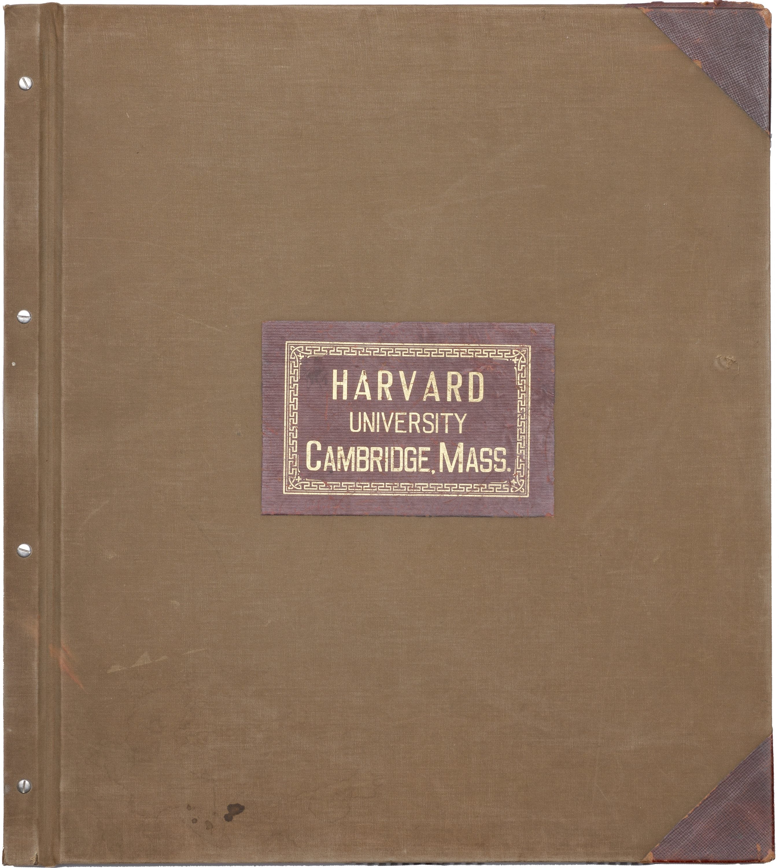 Harvard University, Cambridge, Massachusetts 1940/43 Antique Sanborn File Insurance Co. Atlas