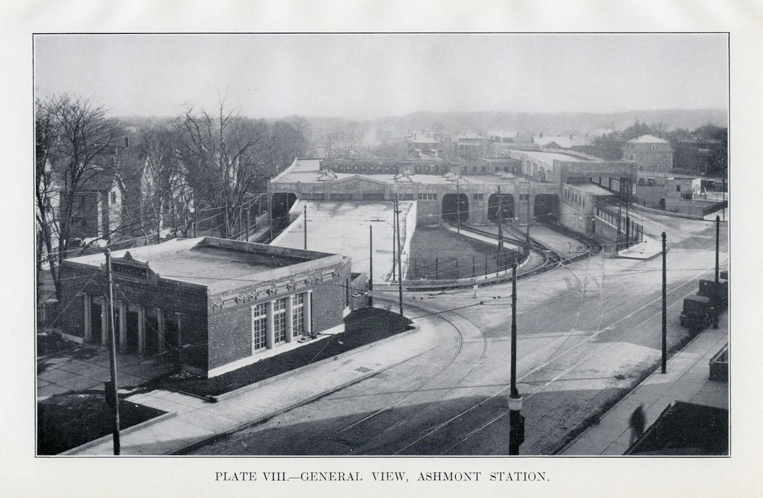 BTD Report 1928 Plate 08: Ashmont Station, Dorchester, Massachusetts