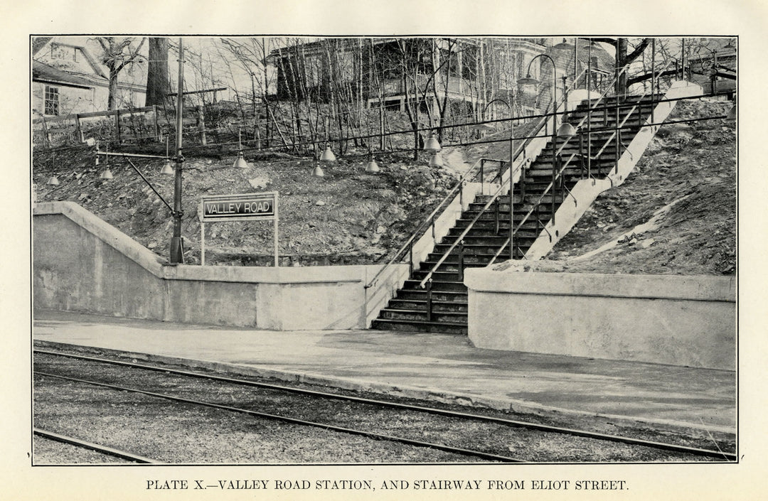BTD Report 1929 Plate 10: Valley Road Station, Milton, Massachusetts