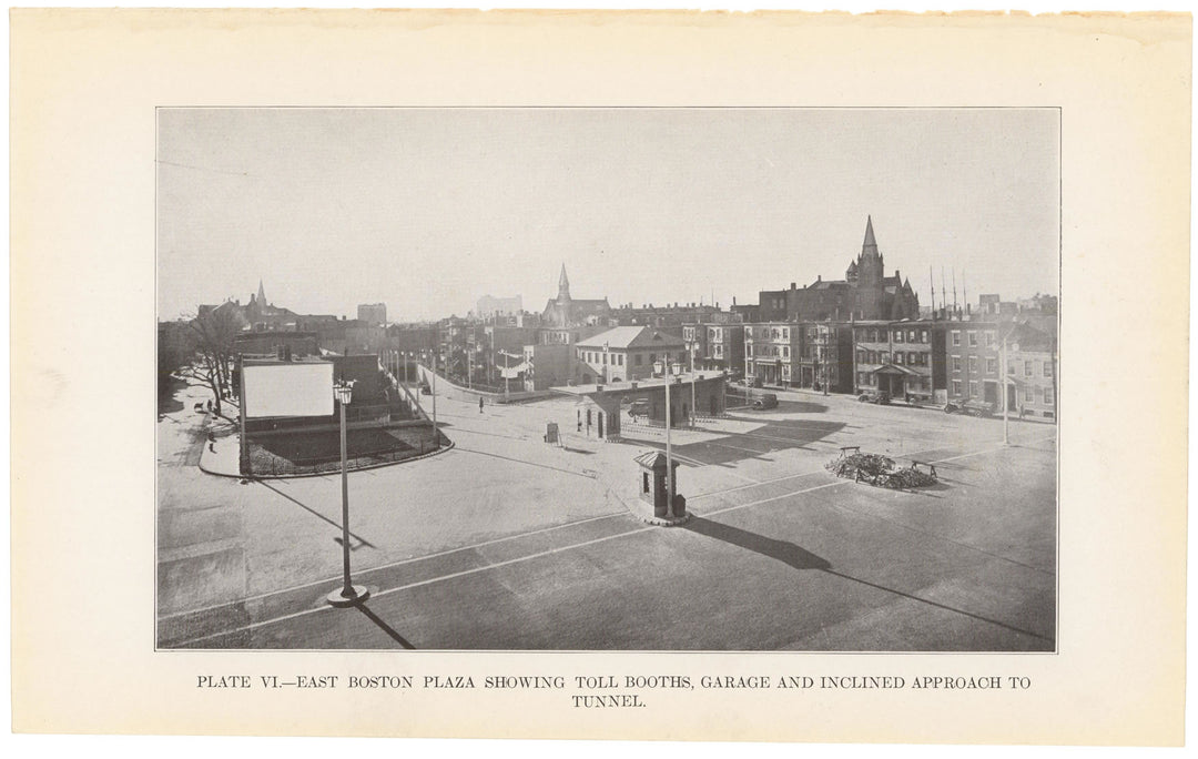 BTD Report 1934 Plate 06: Sumner Tunnel Entrance, East Boston, Massachusetts