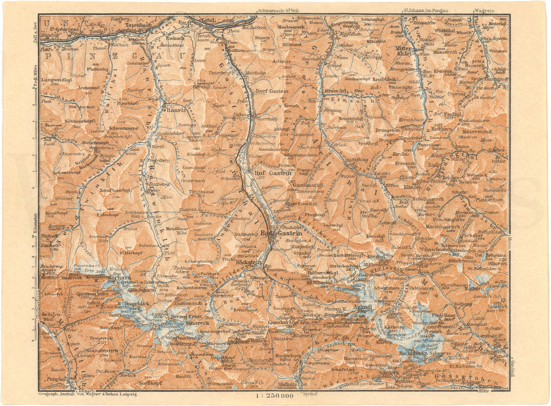 Bad Gastein Region, Austria 1929