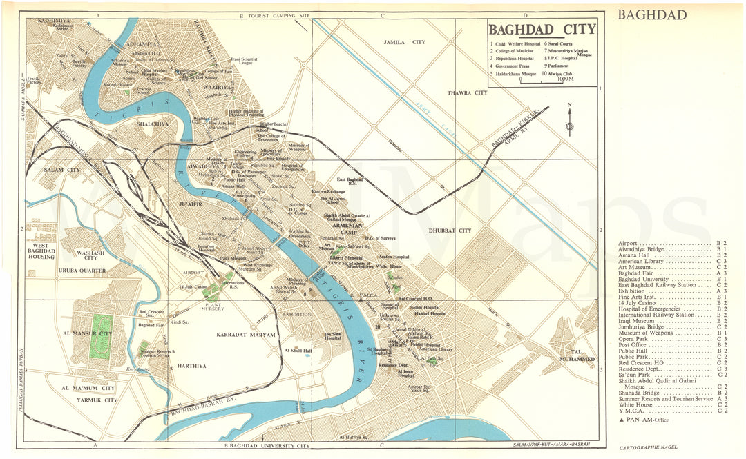 Baghdad, Iraq Circa 1969