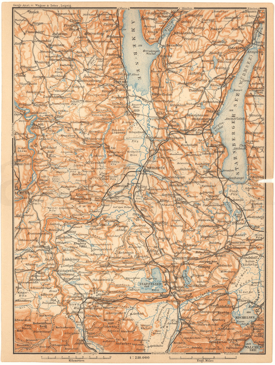 Bavaria (Weilheim in Oberbayern Region), Germany 1911