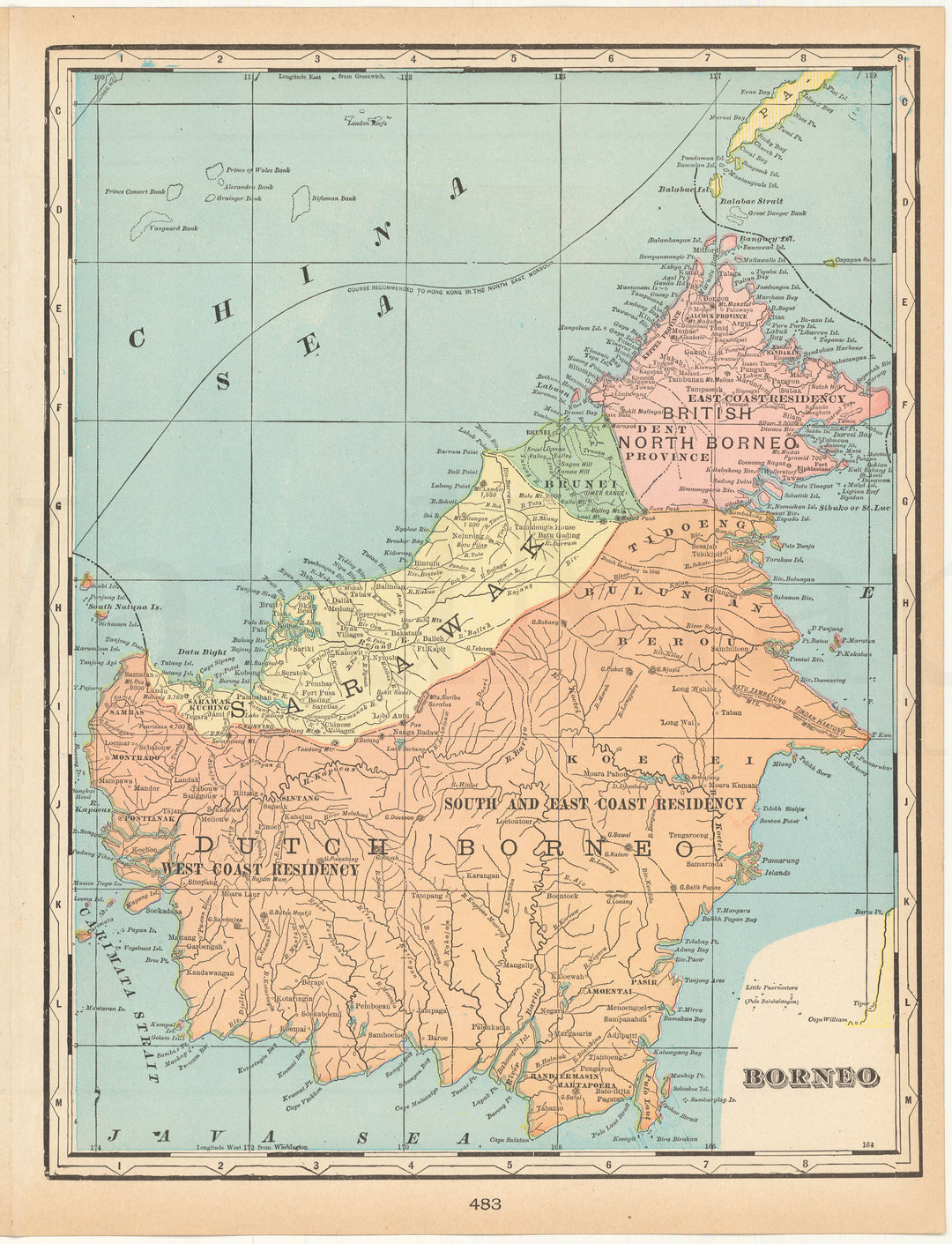 Indonesia 1903: Borneo with Brunei
