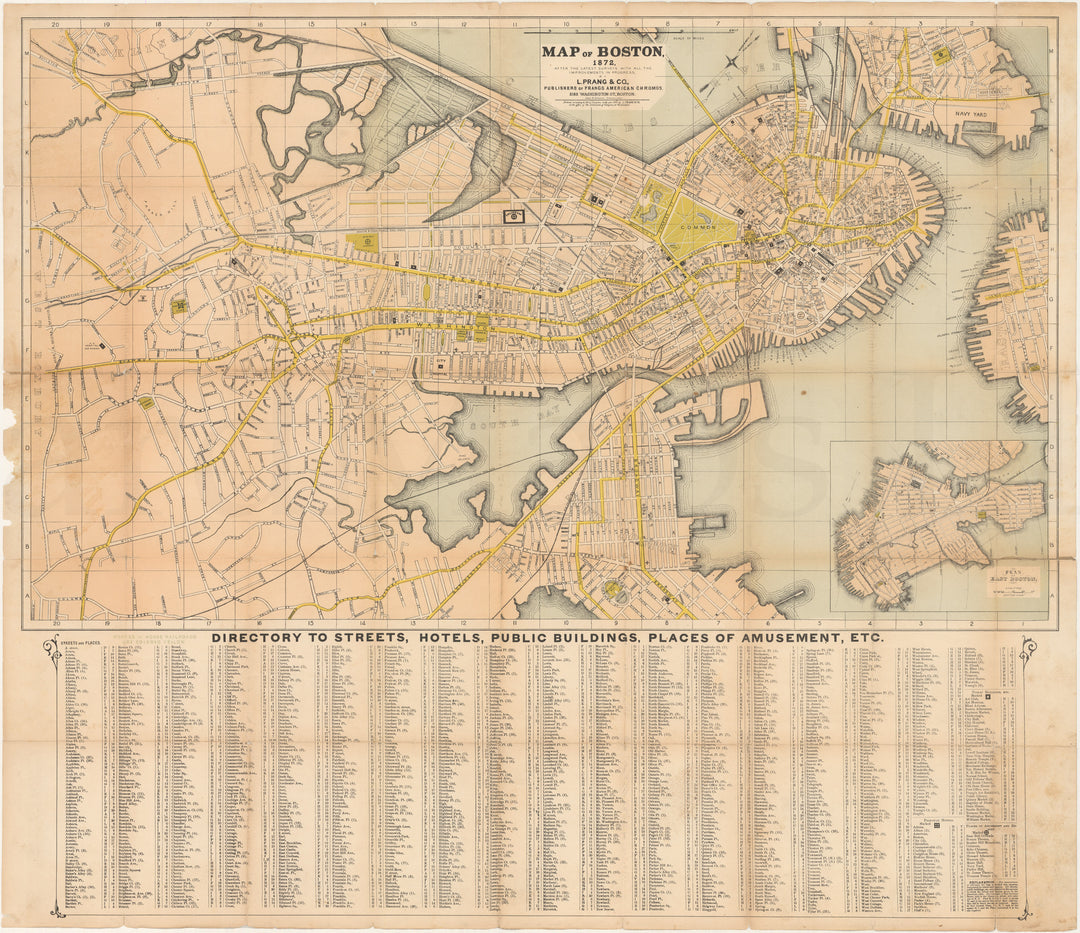 Boston, Massachusetts 1872 (L. Prang & Co.)