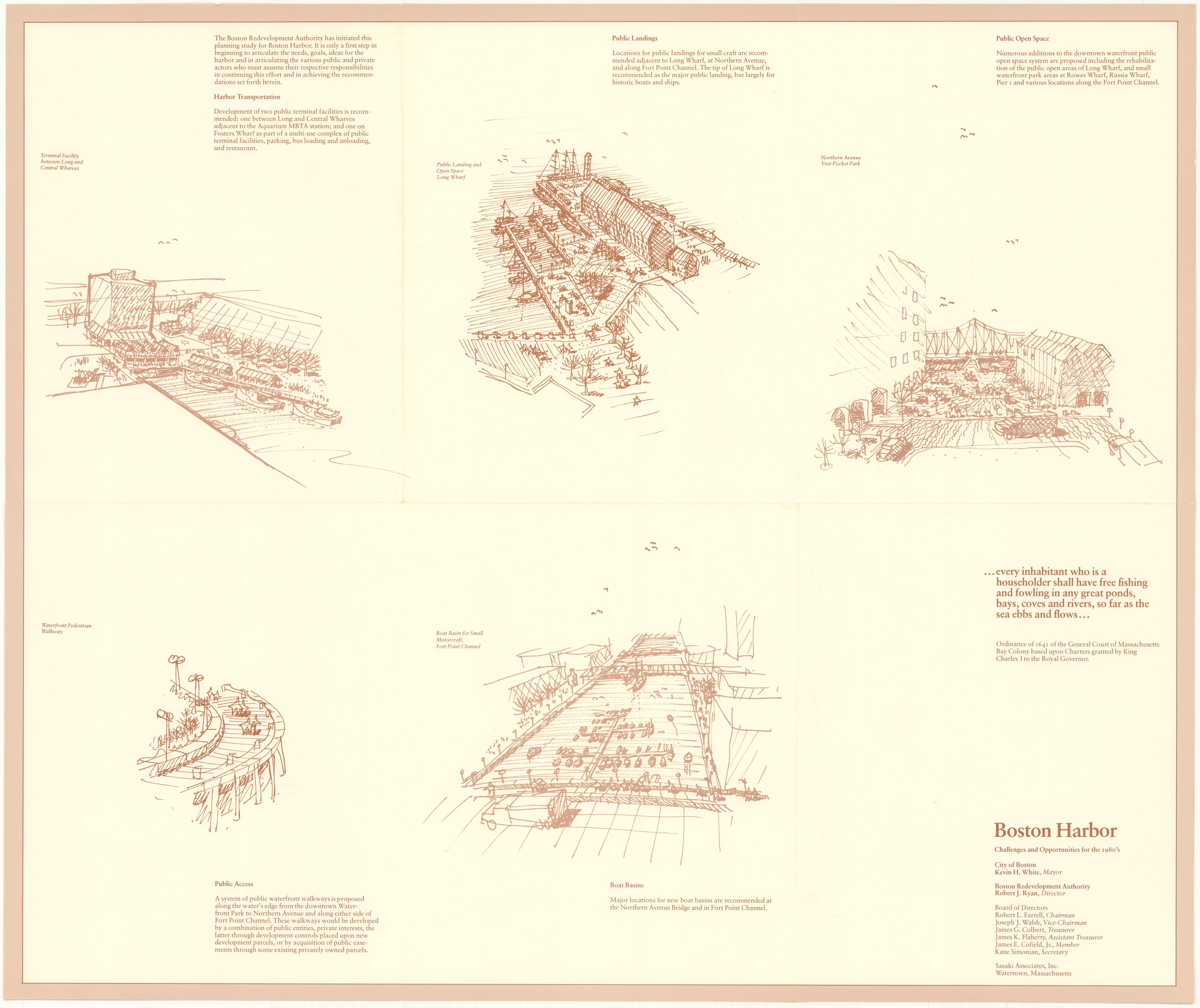 Boston Harbor, Massachusetts Challenges and Opportunities for the 1980's