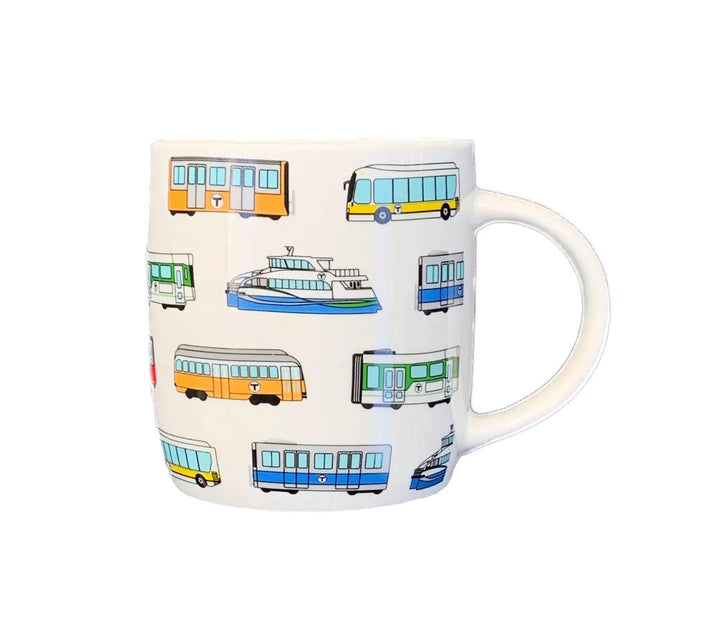 Boston MBTA Transit Vehicles Mug