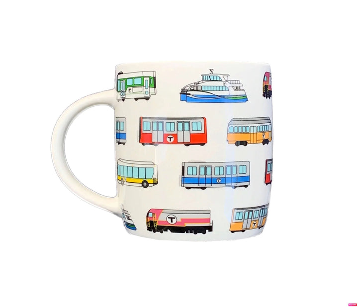 Boston MBTA Transit Vehicles Mug