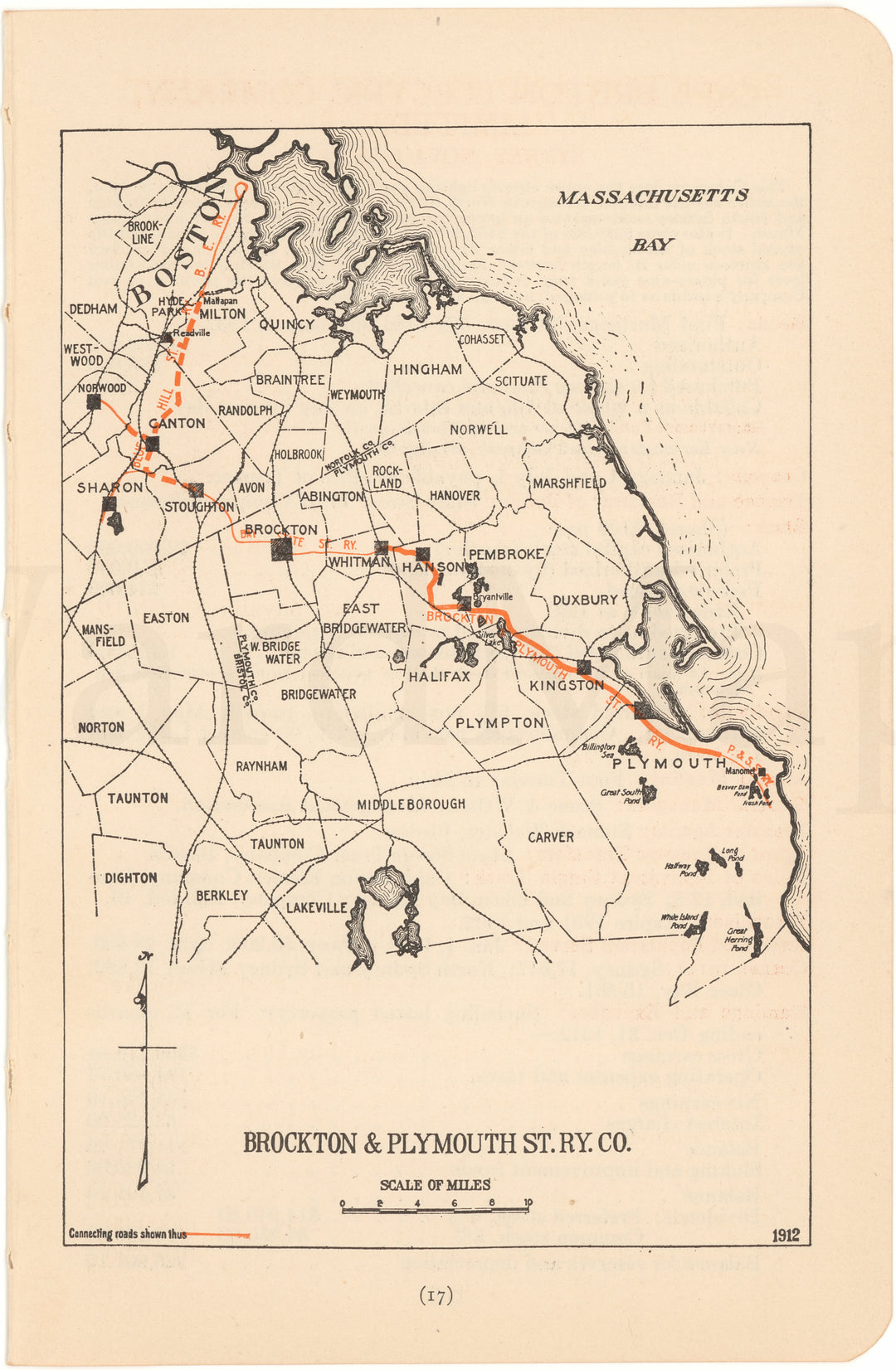 Plymouth & Brockton Street Railway Company, Massachusetts 1913