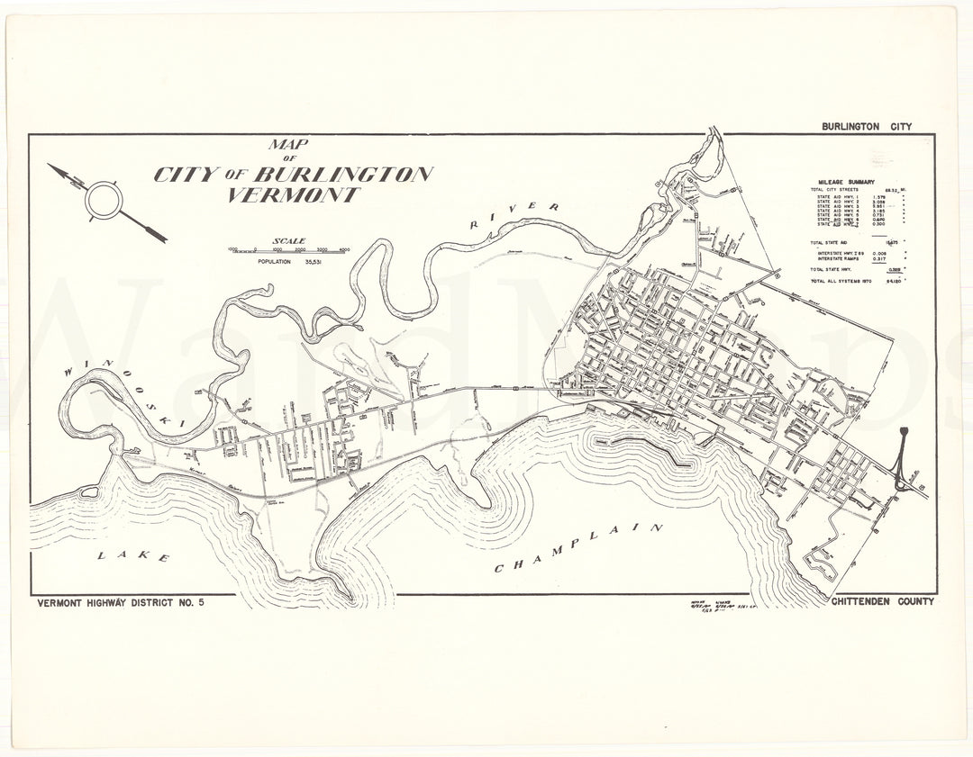 Burlington, Vermont 1968