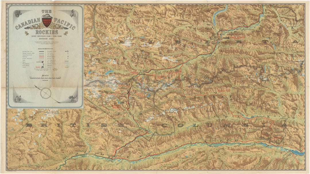 Canadian Pacific Rockies 1926