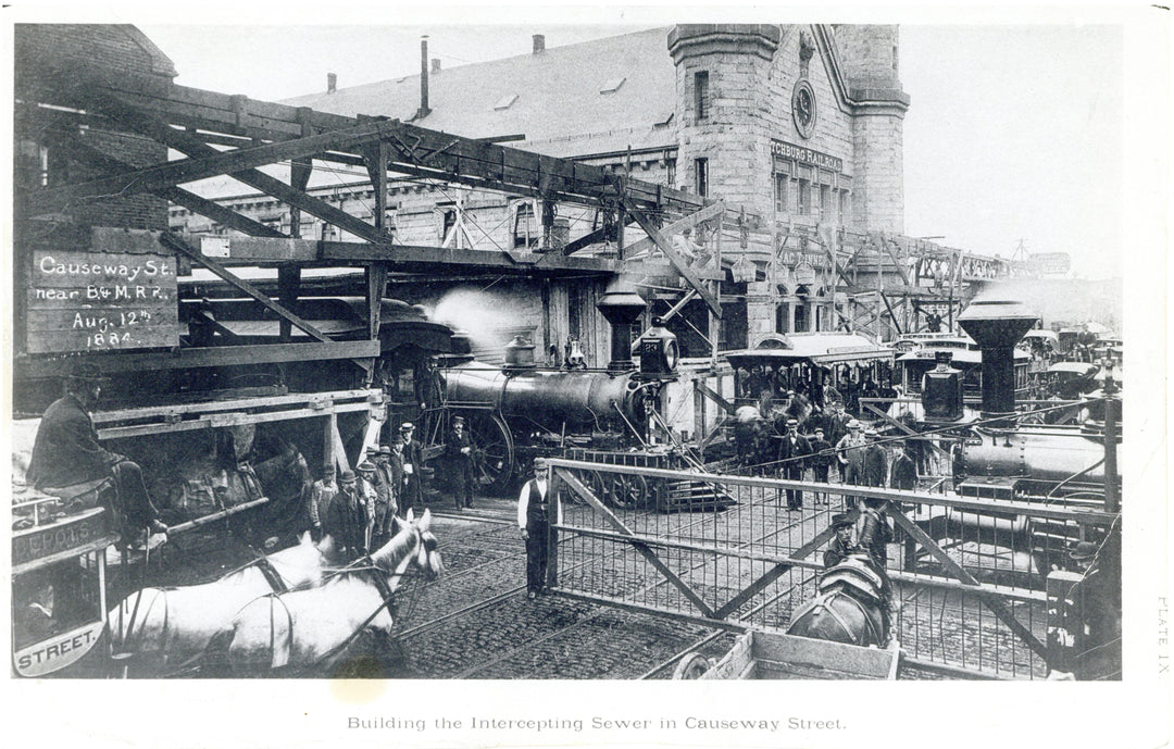 Causeway Street Traffic, Boston, Massachusetts, August 12, 1884