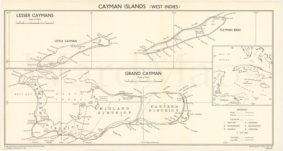 Cayman Islands 1961