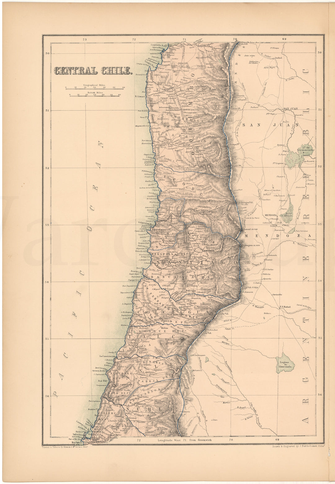 Chile 1857: Central Part