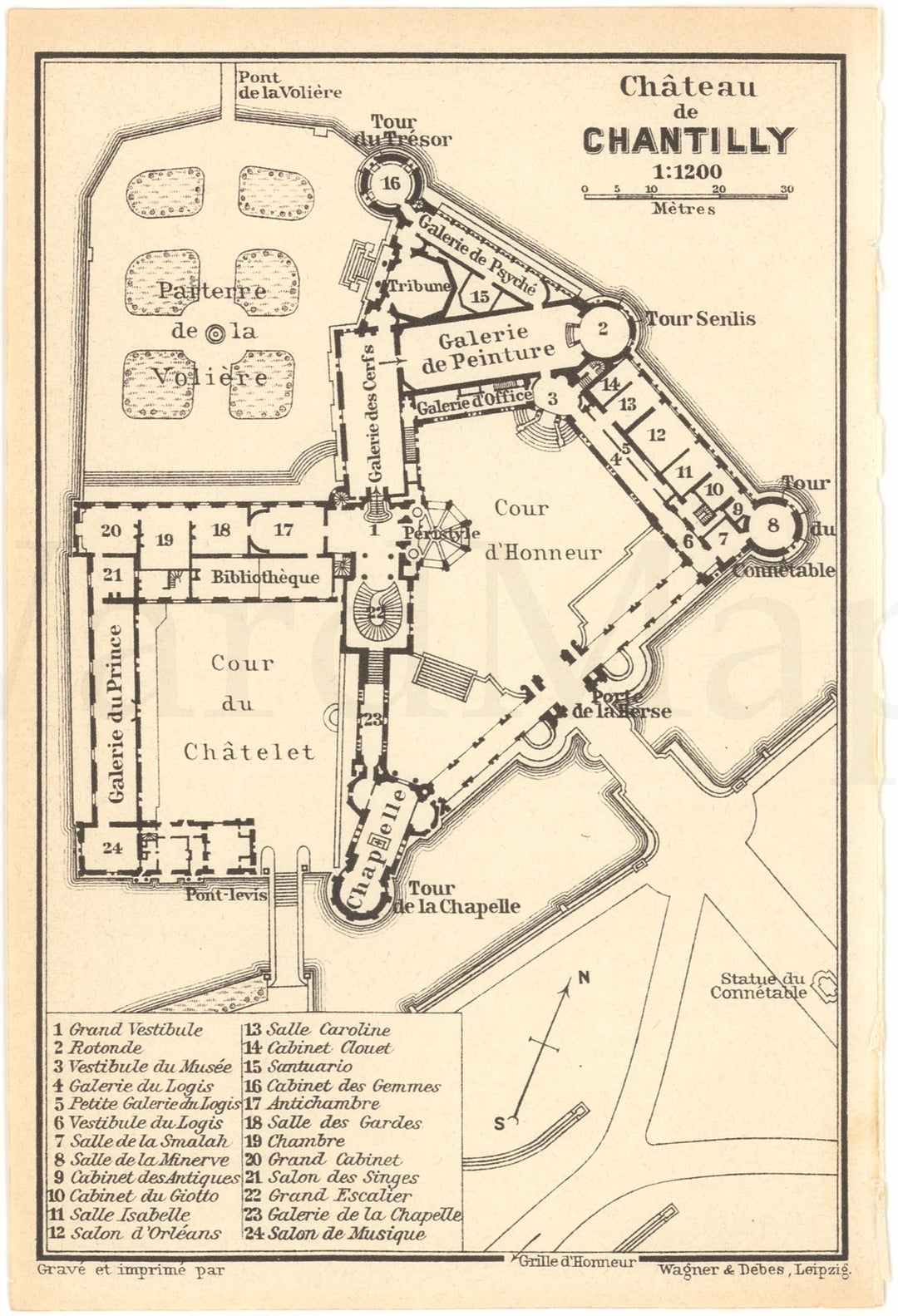 Chantilly Chateau, France 1937