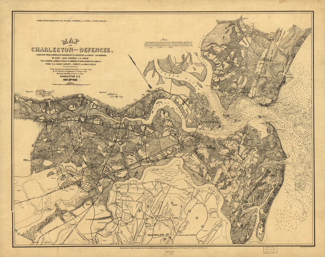 Charlestown (South Carolina) and Its Defences Nov 28, 1863
