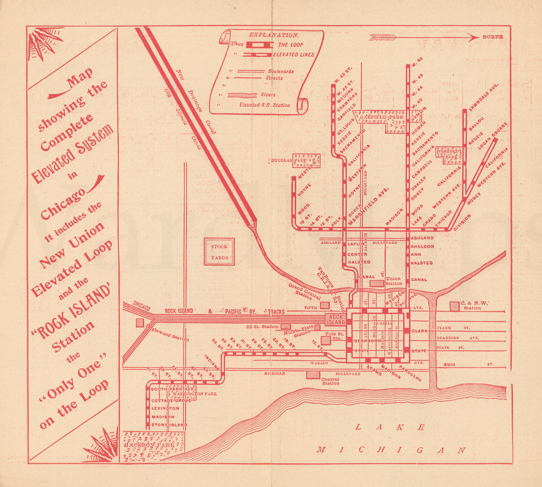 Chicago, Illinois Elevated System 1898