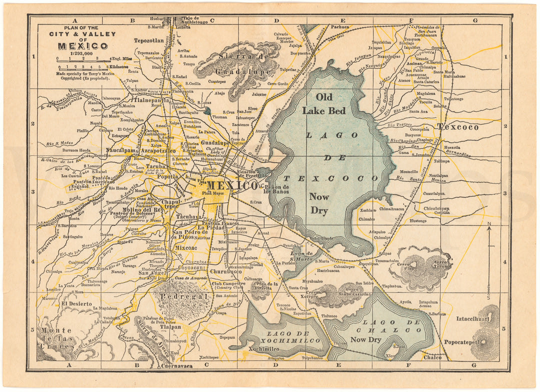 Mexico City, Mexico 1944: Greater Mexico City