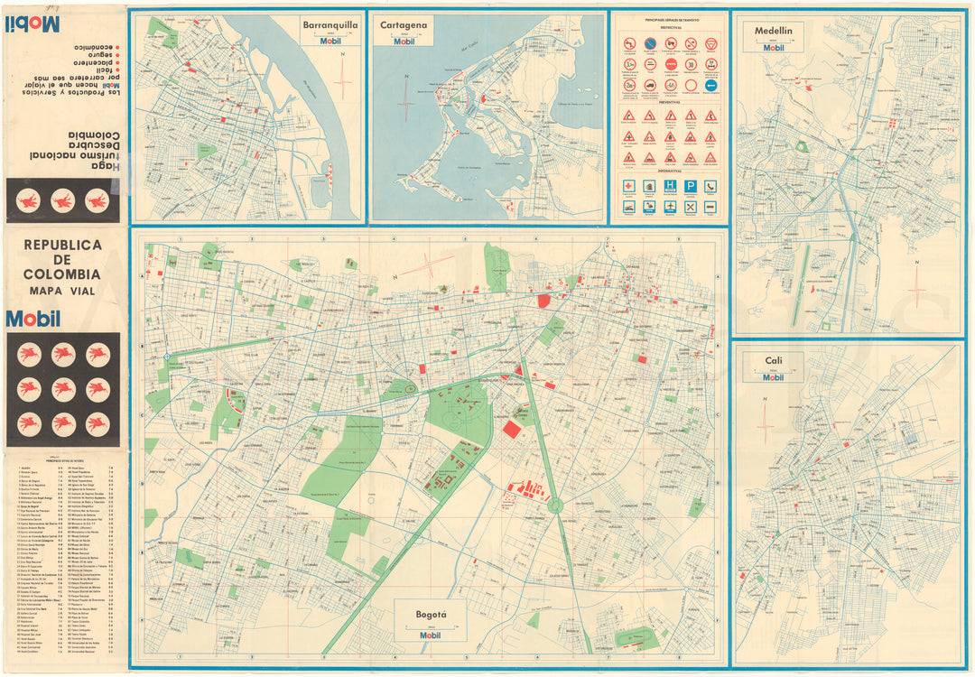 Colombia Cities 1970