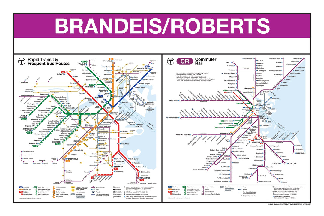 Boston MBTA Commuter Rail Station Panel Prints