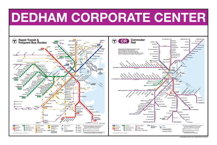 Boston MBTA Commuter Rail Station Panel Prints