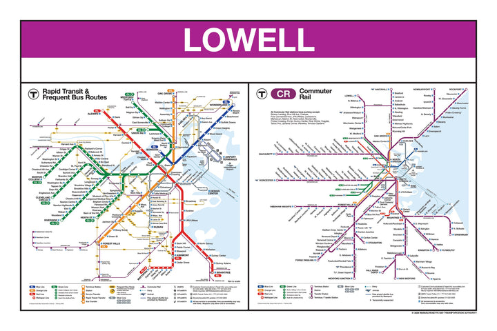 Boston MBTA Commuter Rail Station Panel Prints